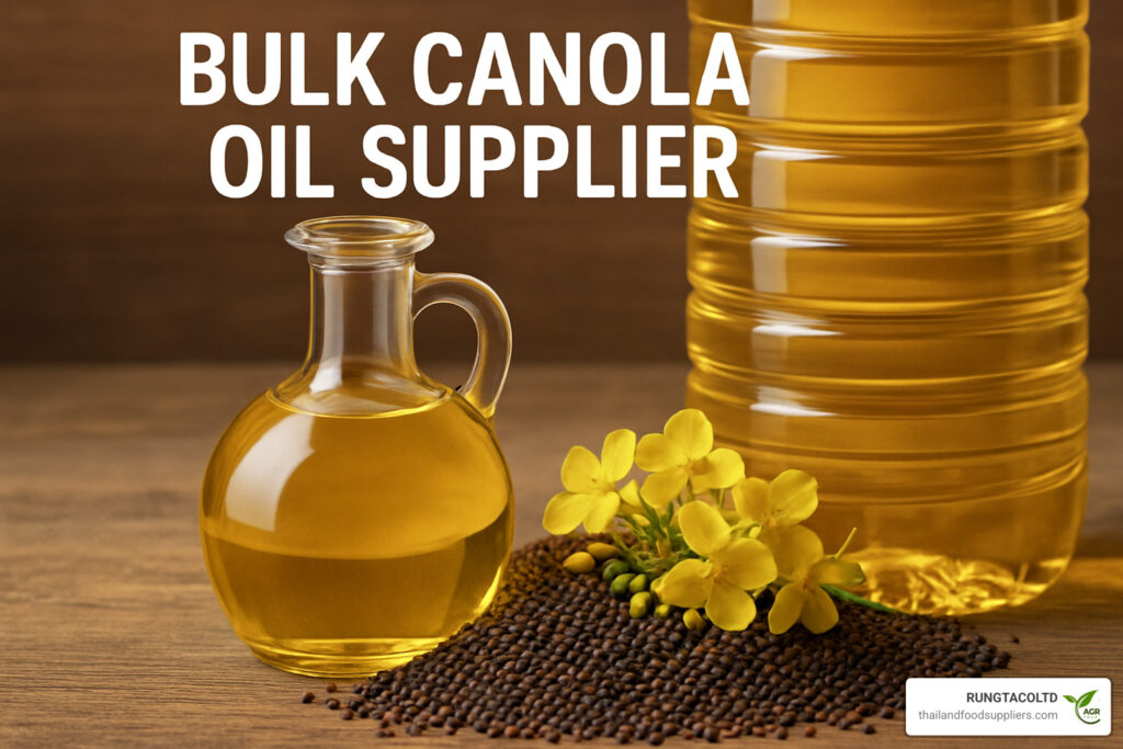 bulk canola oil supplier